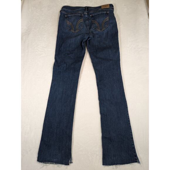Hollister jeans 9L 8" Rise So Waist 30-32".Inseam 32.5" But Can Be Cut Fray wash - Picture 7 of 11